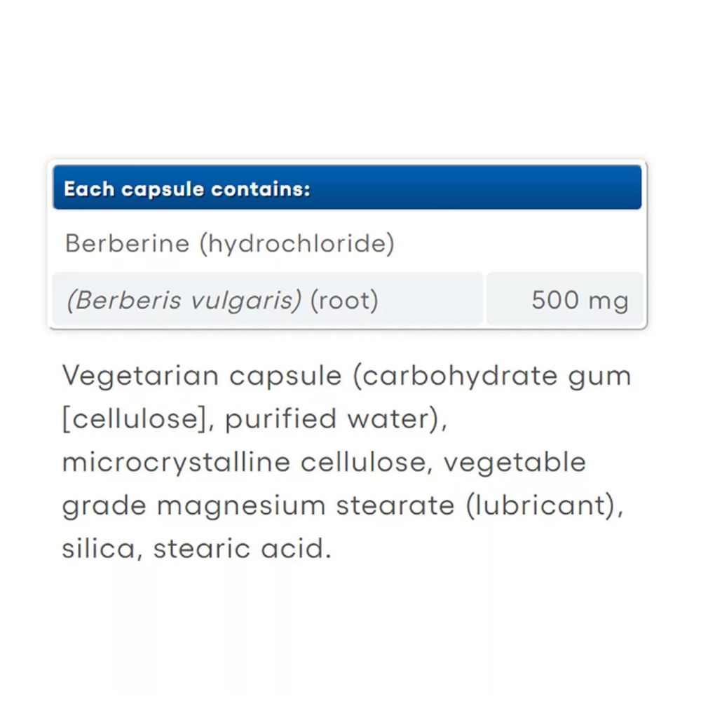 Berberin 500 mg, Natural Factors WellBetX Berberine, 60 kapszula Berberin 500 mg, Natural Factors WellBetX Berberine, 60 kapszula