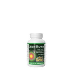 Laktáz Enzim, Natural Factors Lactase Enzyme, 60 kapszula