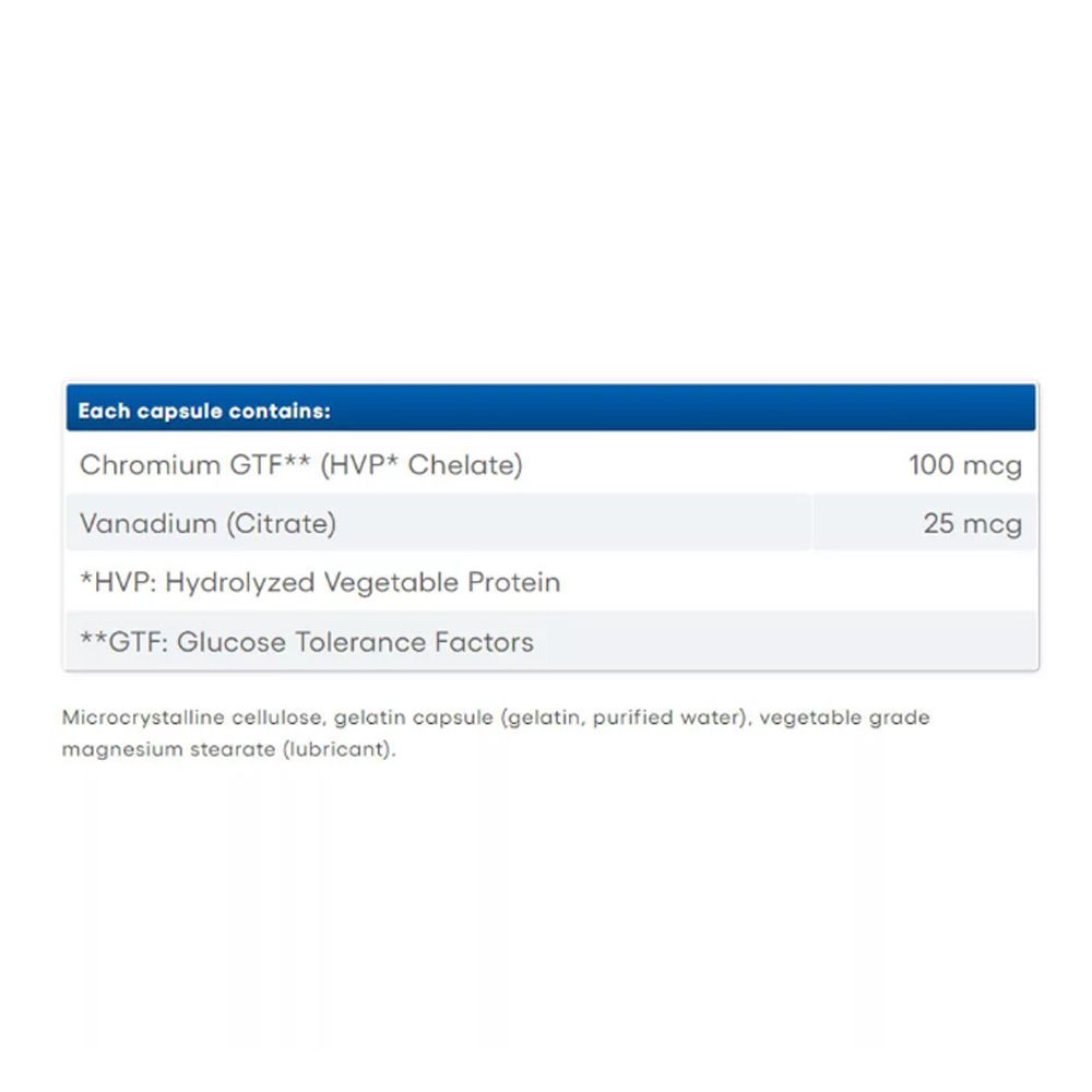 Krómium Vanadium 125 mcg, Natural Factors Chromium & Vanadium, 3x90 kapszula Krómium Vanadium 125 mcg, Natural Factors Chromium & Vanadium, 3x90 kapszula