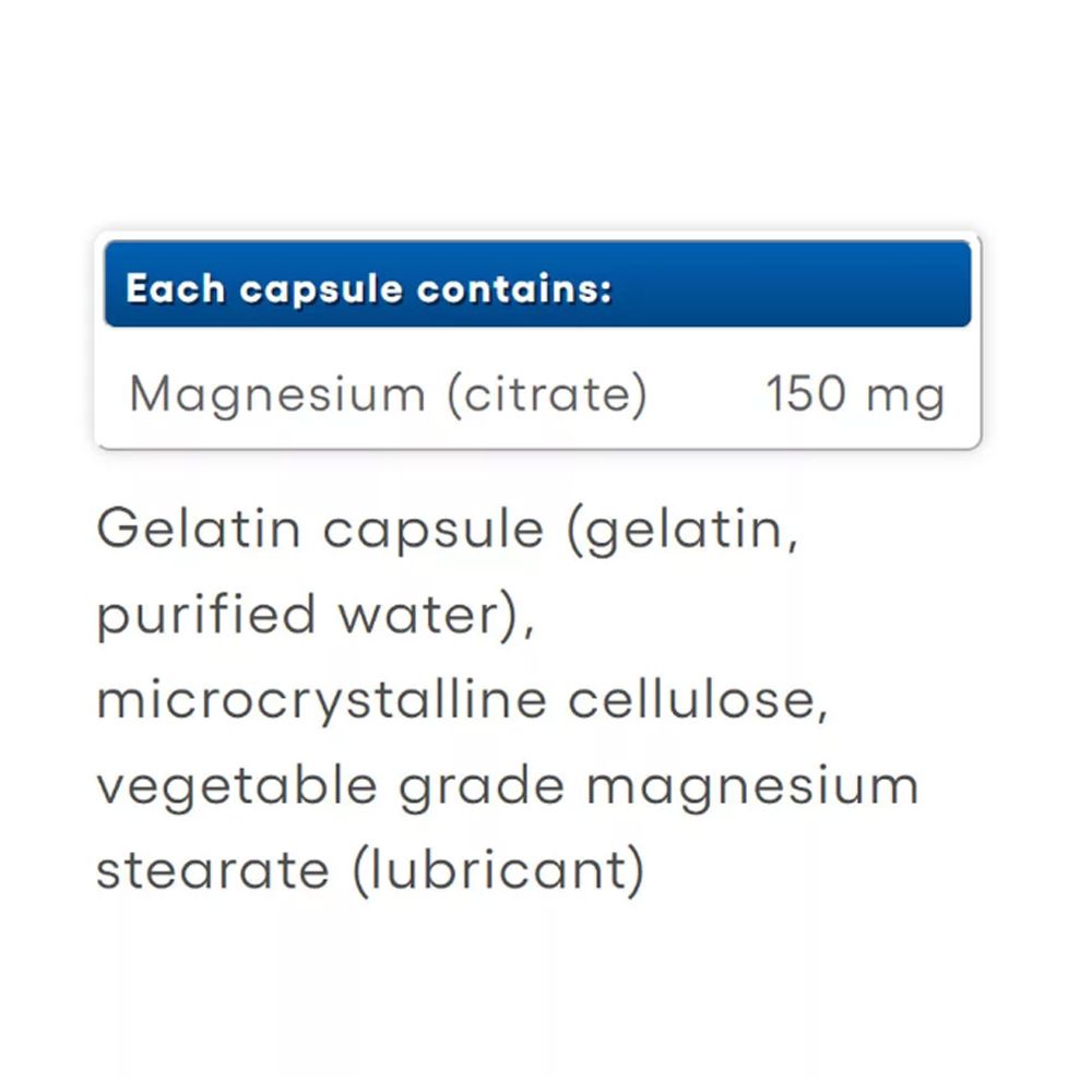 Magnézium Citrát 150 mg, Natural Factors Magnesium Citrate, 90 kapszula Magnézium Citrát 150 mg, Natural Factors Magnesium Citrate, 90 kapszula