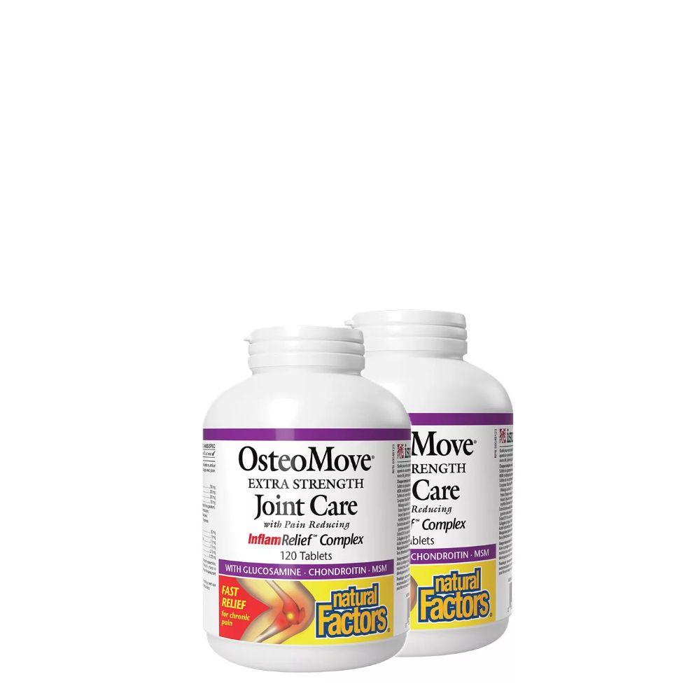 Ízületvédő, Natural Factors OsteoMove Joint Care Extra Strength, 2x120 tabletta Ízületvédő, Natural Factors OsteoMove Joint Care Extra Strength, 2x120 tabletta