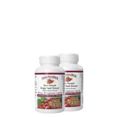 Szőlőmag Kivonat 100 mg, Natural Factors Super Strength Grape Seed Extract, 2x90 kapszula