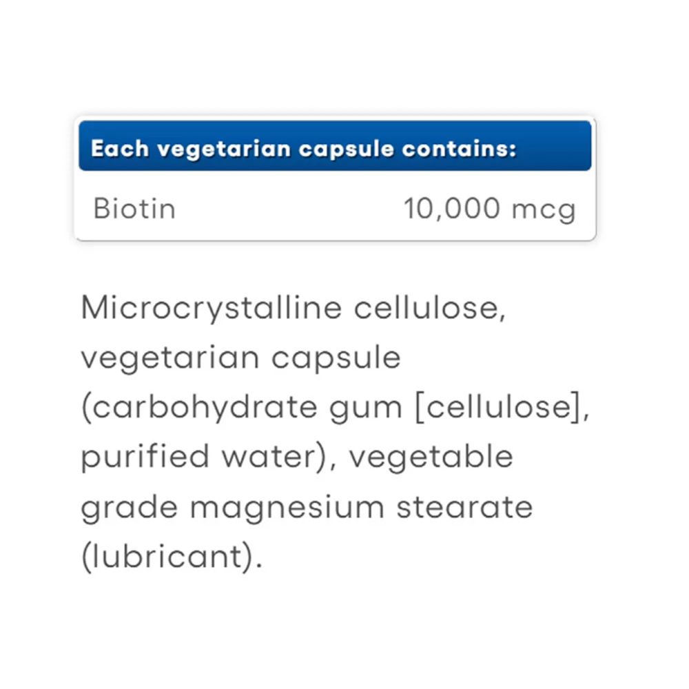 Biotin 10.000 mcg, Natural Factors Biotin Extra Strength, 60 kapszula Biotin 10.000 mcg, Natural Factors Biotin Extra Strength, 60 kapszula