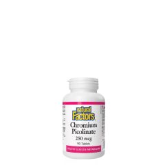 Króm Pikolinát 250 mcg, Natural Factors Chromium Picolinate,  90 tabletta