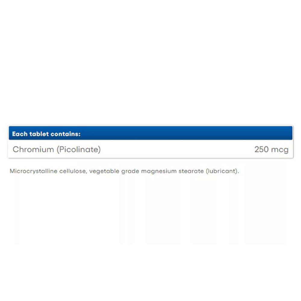 Króm Pikolinát 250 mcg, Natural Factors Chromium Picolinate, 3x90 tabletta Króm Pikolinát 250 mcg, Natural Factors Chromium Picolinate, 3x90 tabletta