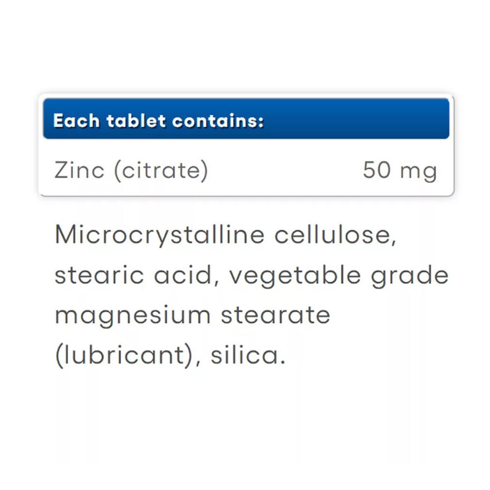 Cink Citrát 50 mg, Natural Factors Zinc Citrate, 3x90 tabletta Cink Citrát 50 mg, Natural Factors Zinc Citrate, 3x90 tabletta