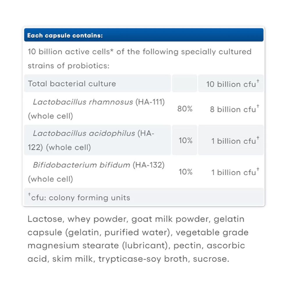 Probiotikum Komplex, Natural Factors Acidophilus & Bifidus Double Strength, 180 kapszula Probiotikum Komplex, Natural Factors Acidophilus & Bifidus Double Strength, 180 kapszula