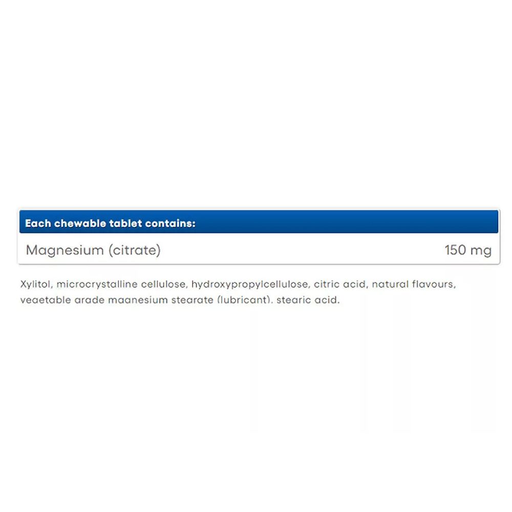 Magnézium Citrát 150 mg, Natural Factors Magnesium Citrate, 90 rágótabletta Lime ízben Magnézium Citrát 150 mg, Natural Factors Magnesium Citrate, 90 rágótabletta Lime ízben