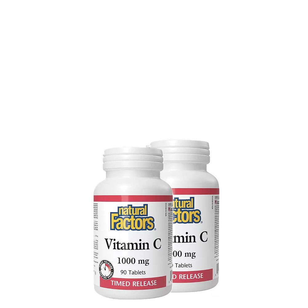 C-Vitamin 1000 mg, Natural Factors Vitamin C Time Release, 2x90 tabletta C-Vitamin 1000 mg, Natural Factors Vitamin C Time Release, 2x90 tabletta