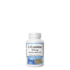 L-Karnitin 500 mg, Natural Factors L-Carnitine, 60 kapszula