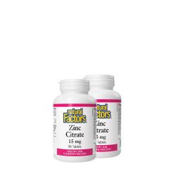 Cink Citrát 15 mg, Natural Factors Zinc Citrate, 2x90 tabletta