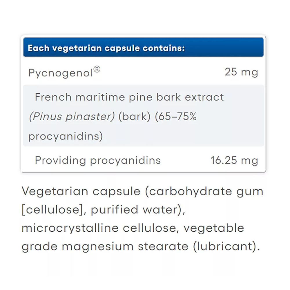 Piknogenor 25 mg Fenyőkéreg Kivonat, Natural Factors Pycnogenol Pine Bark Extract, 60 kapszula Piknogenor 25 mg Fenyőkéreg Kivonat, Natural Factors Pycnogenol Pine Bark Extract, 60 kapszula