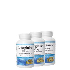 Acetil L-Karnitin Arginát 500 mg, Natural Factors Acetyl-L-Carnitine, 3x90 kapszula