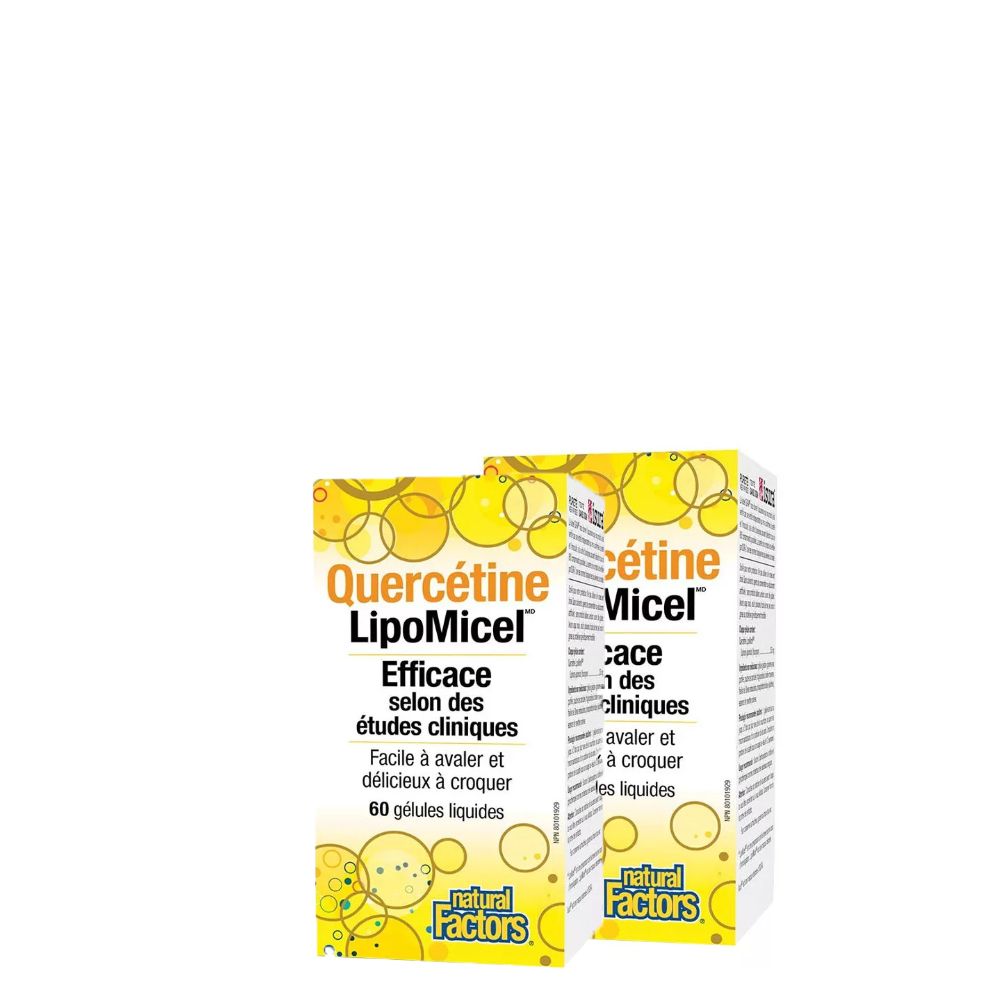 Kvercetin 250 mg, Natural Factors Quercetin LipoMicel, 2x60 lágykapszula Kvercetin 250 mg, Natural Factors Quercetin LipoMicel, 2x60 lágykapszula