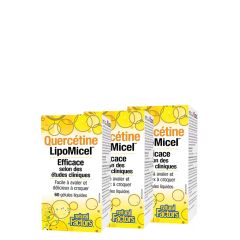 Kvercetin 250 mg, Natural Factors Quercetin LipoMicel, 3x60 lágykapszula