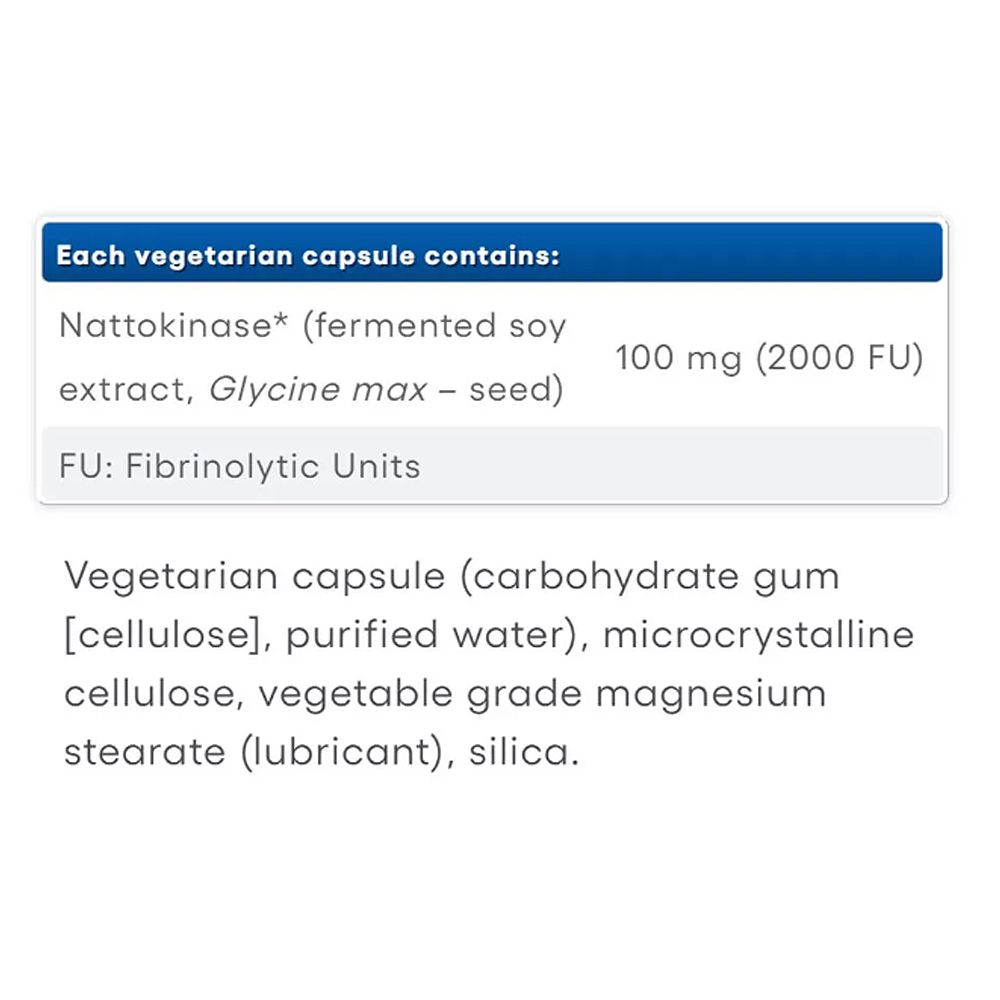 Nattokináz 100 mg, Natural Factors Nattokinase, 2x60 kapszula Nattokináz 100 mg, Natural Factors Nattokinase, 2x60 kapszula