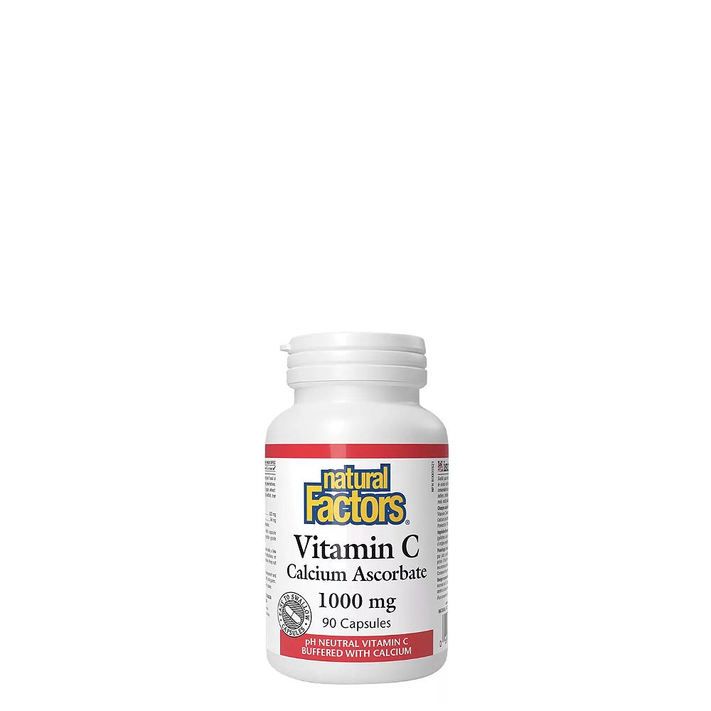 C-vitamin Kalcium-Aszkorbát 1000 mg, Natural Factors Vitamin C Calcium Ascorbate, 90 kapszula C-vitamin Kalcium-Aszkorbát 1000 mg, Natural Factors Vitamin C Calcium Ascorbate, 90 kapszula