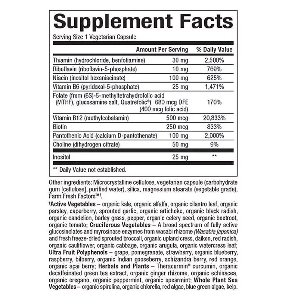 Aktív B-Komplex, Natural Factors Biokoenymated Active B Complex, 3x120 kapszula Aktív B-Komplex, Natural Factors Biokoenymated Active B Complex, 3x120 kapszula