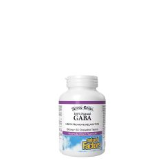 Gaba 100 mg, Natural Factors 100% Natural GABA , 60 rágótabletta, Trópusi Gyümölcs ízben