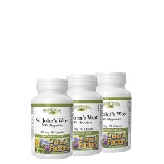 Orbáncfű 300 mg, Natural Factors St. John's Wort, 3x90 kapszulás