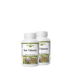 Fűrészpálma 500 mg, Natural Factors Saw Palmetto, 2x90 kapszula