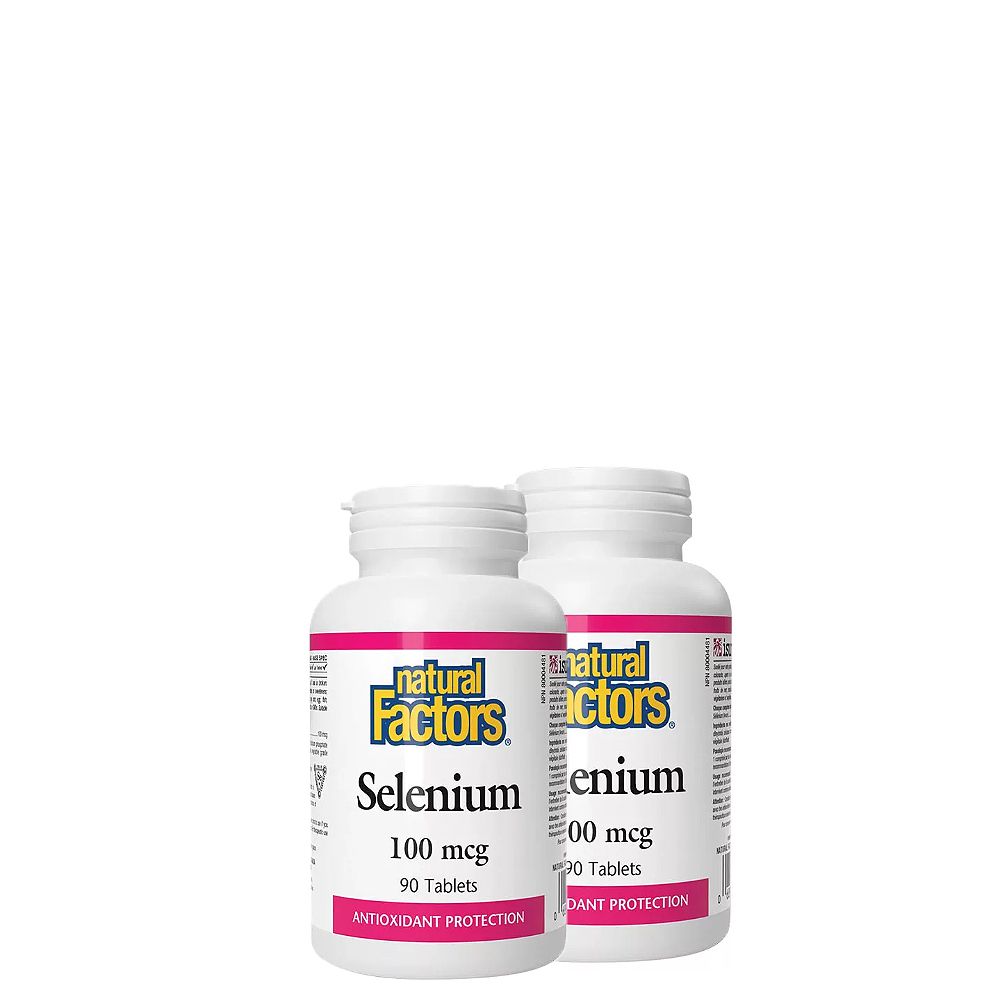 Szelén 100 mcg, Natural Factors Selenium, 2x90 tabletta Szelén 100 mcg, Natural Factors Selenium, 2x90 tabletta