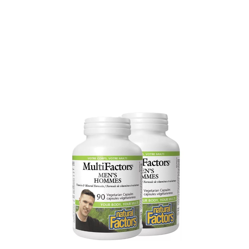 Férfi Multivitamin Komplex, Natural Factors Men’s MultiFactors, 2x90 kapszula Férfi Multivitamin Komplex, Natural Factors Men’s MultiFactors, 2x90 kapszula