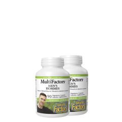 Férfi Multivitamin Komplex, Natural Factors Men’s MultiFactors, 2x90 kapszula