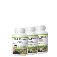 Férfi Multivitamin Komplex, Natural Factors Men’s MultiFactors, 3x90 kapszula