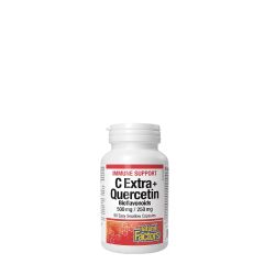 Extra C-Vitamin Kvercetinnel 500/250 mg, Natural Factors C Extra + Quercetin Bioflavonoids, 90 kapszula