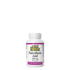 Pantoténsav 250 mg, Natural Factors Pantothenic Acid, 90 kapszula
