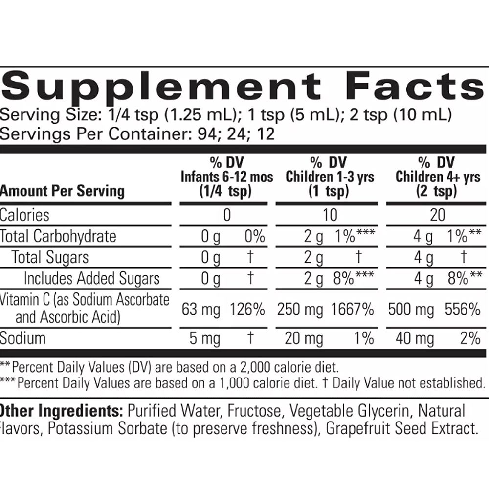 Folyékony C-vitamin gyerekeknek, ChildLife Liquid Vitamin C, 118 ml, Narancs ízben Folyékony C-vitamin gyerekeknek, ChildLife Liquid Vitamin C, 118 ml, Narancs ízben