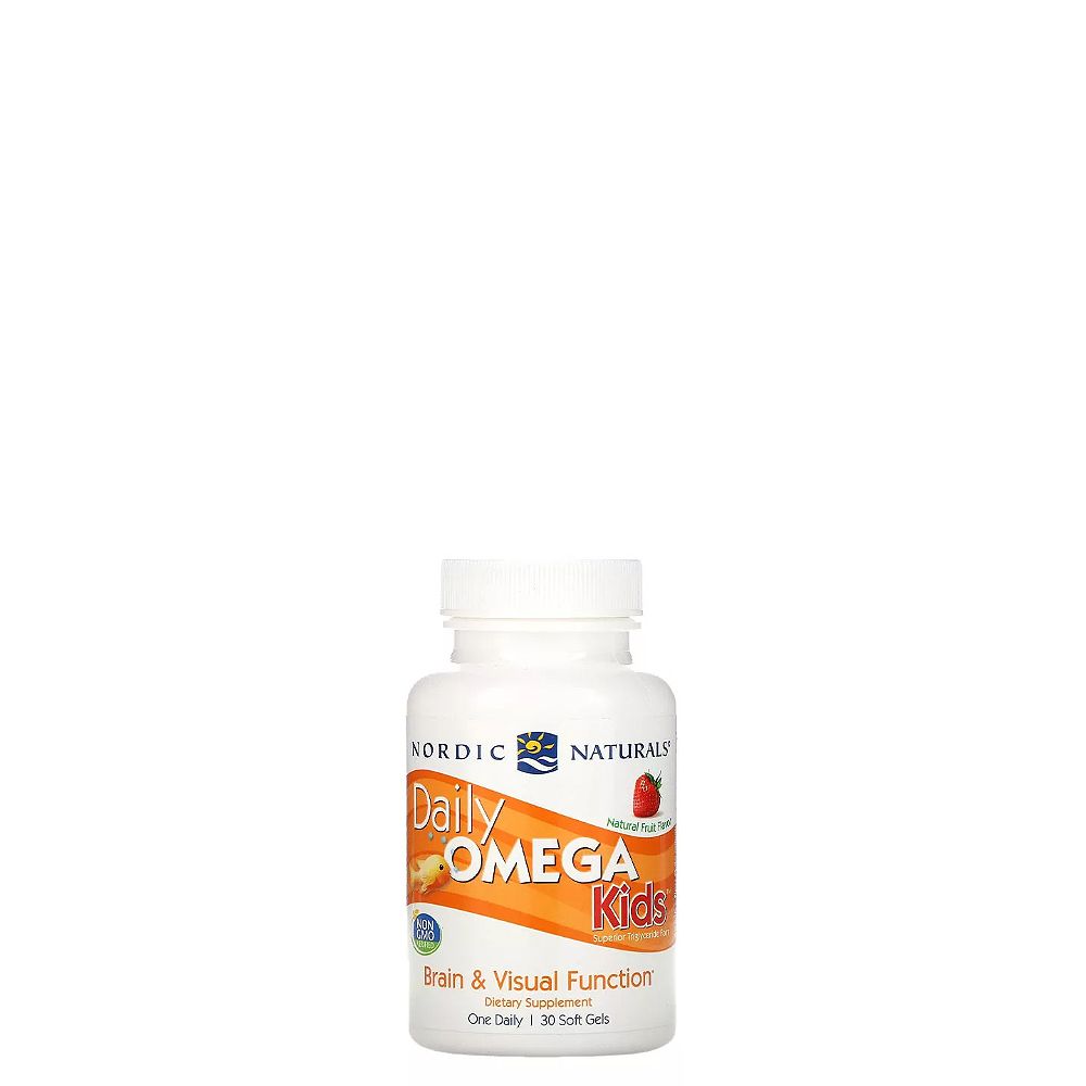 Omega rágókapszula Gyerekeknek, Nordic Naturals Daily Omega Kids, 30 lágykapszula Omega rágókapszula Gyerekeknek, Nordic Naturals Daily Omega Kids, 30 lágykapszula