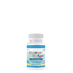 Omega-3 DHA gyermekeknek, Nordic Naturals Children's DHA Xtra, 90 lágykapszula Bogyós Puncs ízben