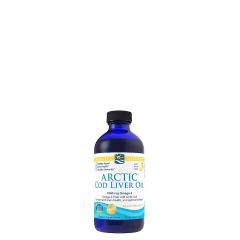  Sarkvidéki Tőkehalmáj Olaj 1060 mg,  Nordic Naturals Arctic Cod Liver Oil, 237 ml Citromos ízben