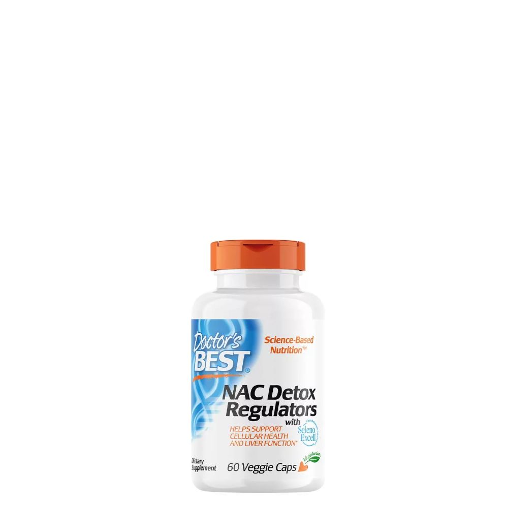 Méregtelenítést Támogató NAC 600 mg, Doctor's Best NAC, 60 kapszula Méregtelenítést Támogató NAC 600 mg, Doctor's Best NAC, 60 kapszula