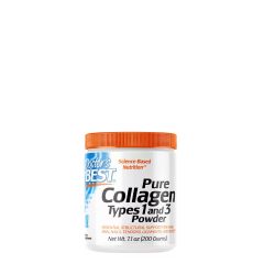 1. és 3. Típusú Tiszta Kollagén por, Doctor's Best Pure Collagen Types 1 and 3, 200 g