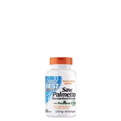 Fűrészpálma Kivonat 320 mg, Doctor's Best Saw Palmetto Standardized Extract, 60 lágykapszula