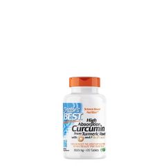 Hatékony Felszívódású Kurkumin, Doctor's Best High Absorption Curcumin, 120 tabletta