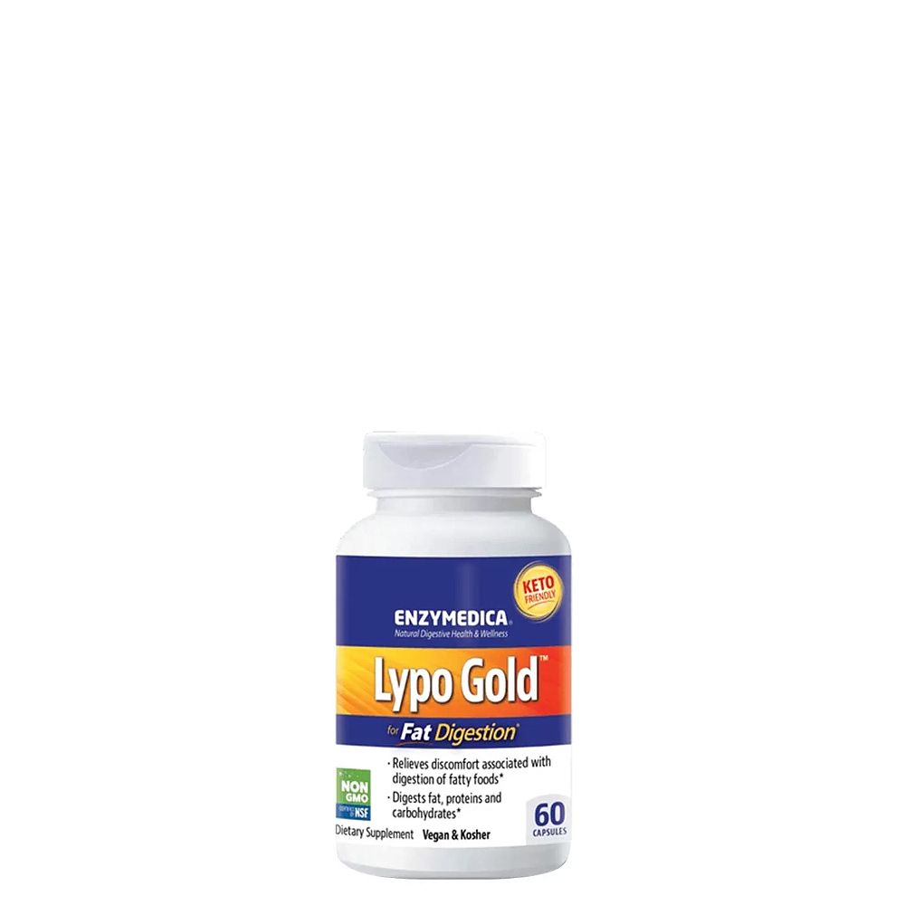 Zsír emésztést segítő, Enzymedica Lipo Gold, 60 kapszula Zsír emésztést segítő, Enzymedica Lipo Gold, 60 kapszula