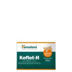 Torokcukorka, Himalaya Koflet-H, 12 szopogató tabletta, gyömbér ízben