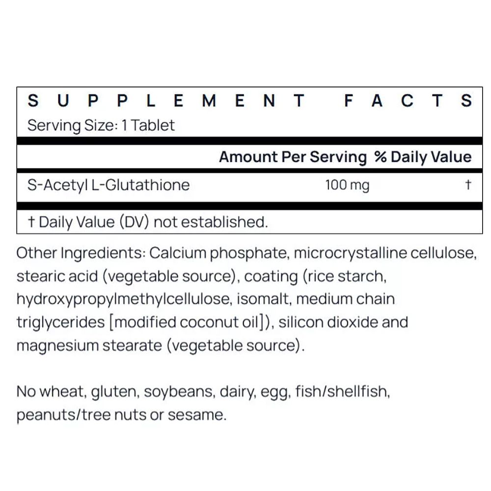 S-acetil-L-glutation, Jarrow Formulas S-Acetyl L-Glutathione, 60 tabletta S-acetil-L-glutation, Jarrow Formulas S-Acetyl L-Glutathione, 60 tabletta