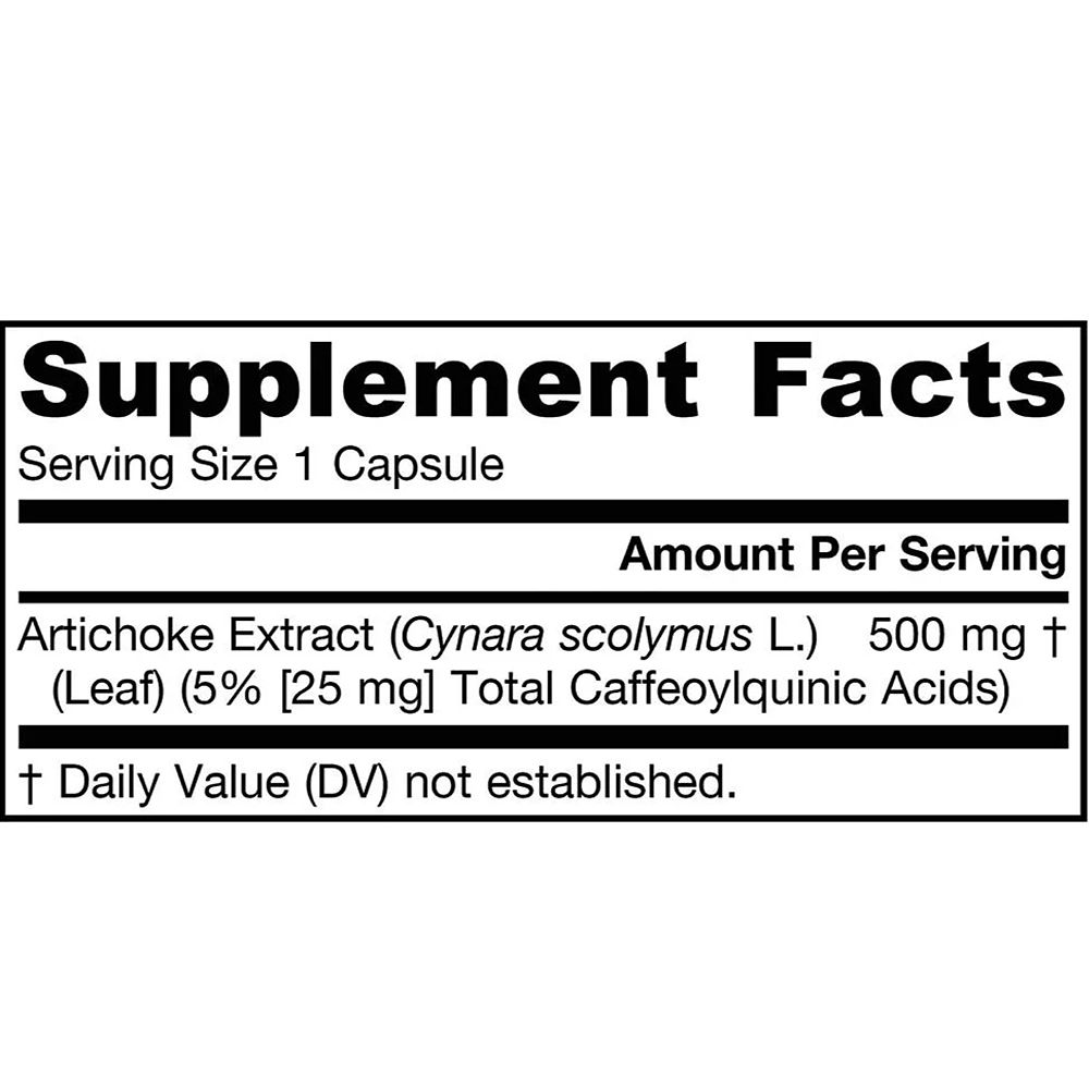 Articsóka 500 mg, Jarrow Formulas Artichoke, 180 kapszula Articsóka 500 mg, Jarrow Formulas Artichoke, 180 kapszula