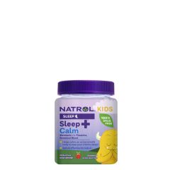 Gyermek alvás és nyugalom segítő. Natrol Kid's Sleep+Calm, 60 gumicukor eper ízben