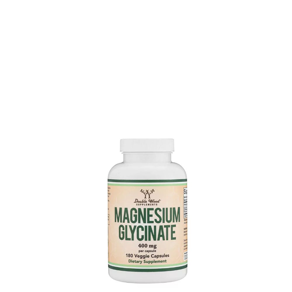 Magnézium Glicinát 400 mg, Double Wood Supplements Magnesium Glycinate, 180 kapszula Magnézium Glicinát 400 mg, Double Wood Supplements Magnesium Glycinate, 180 kapszula