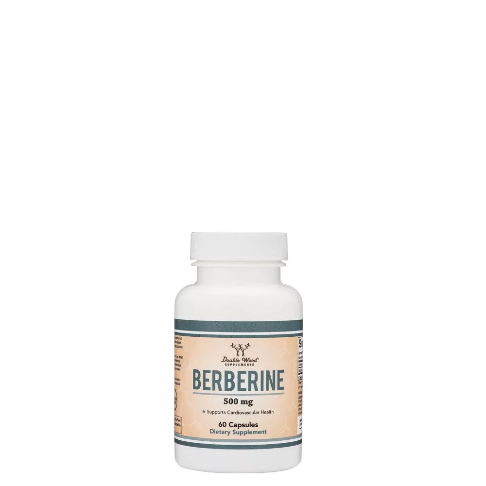 Berberin 500 mg, Double Wood Supplements Berberine, 60 kapszula Berberin 500 mg, Double Wood Supplements Berberine, 60 kapszula