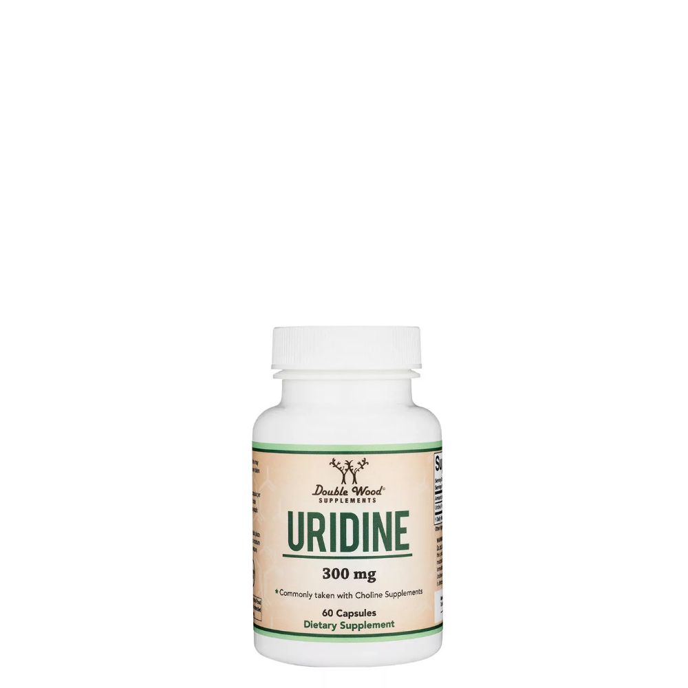 Uridine 300 mg, Double Wood Supplements Uridine, 60 kapszula Uridine 300 mg, Double Wood Supplements Uridine, 60 kapszula