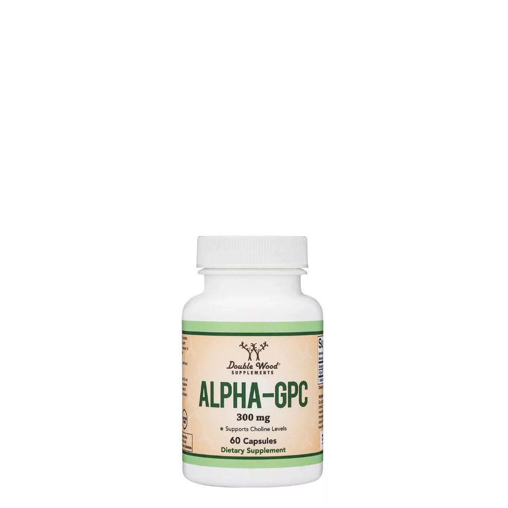 Alpha GPC 300 mg, Double Wood Supplements Alpha GPC, 60 kapszula Alpha GPC 300 mg, Double Wood Supplements Alpha GPC, 60 kapszula