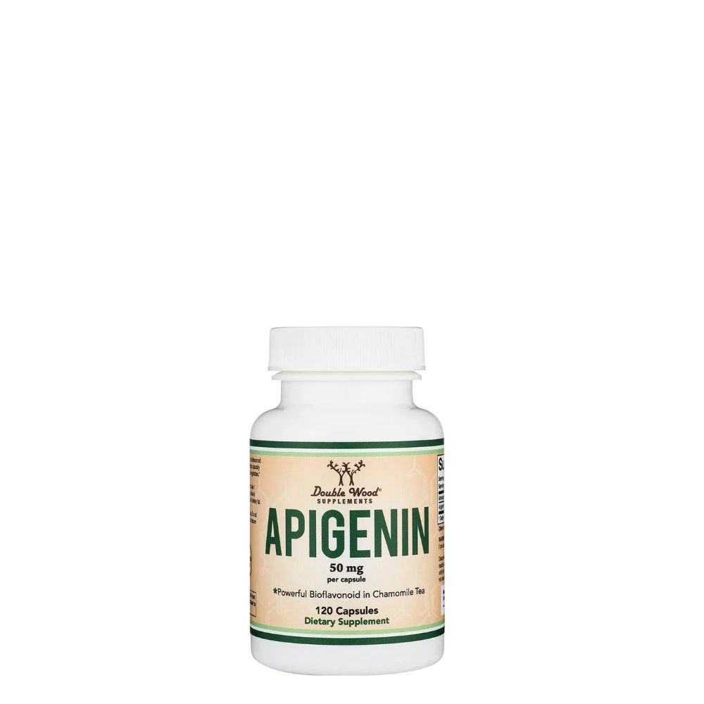 Apigenin 50 mg, Double Wood Supplements Apigenin, 120 kapszula Apigenin 50 mg, Double Wood Supplements Apigenin, 120 kapszula