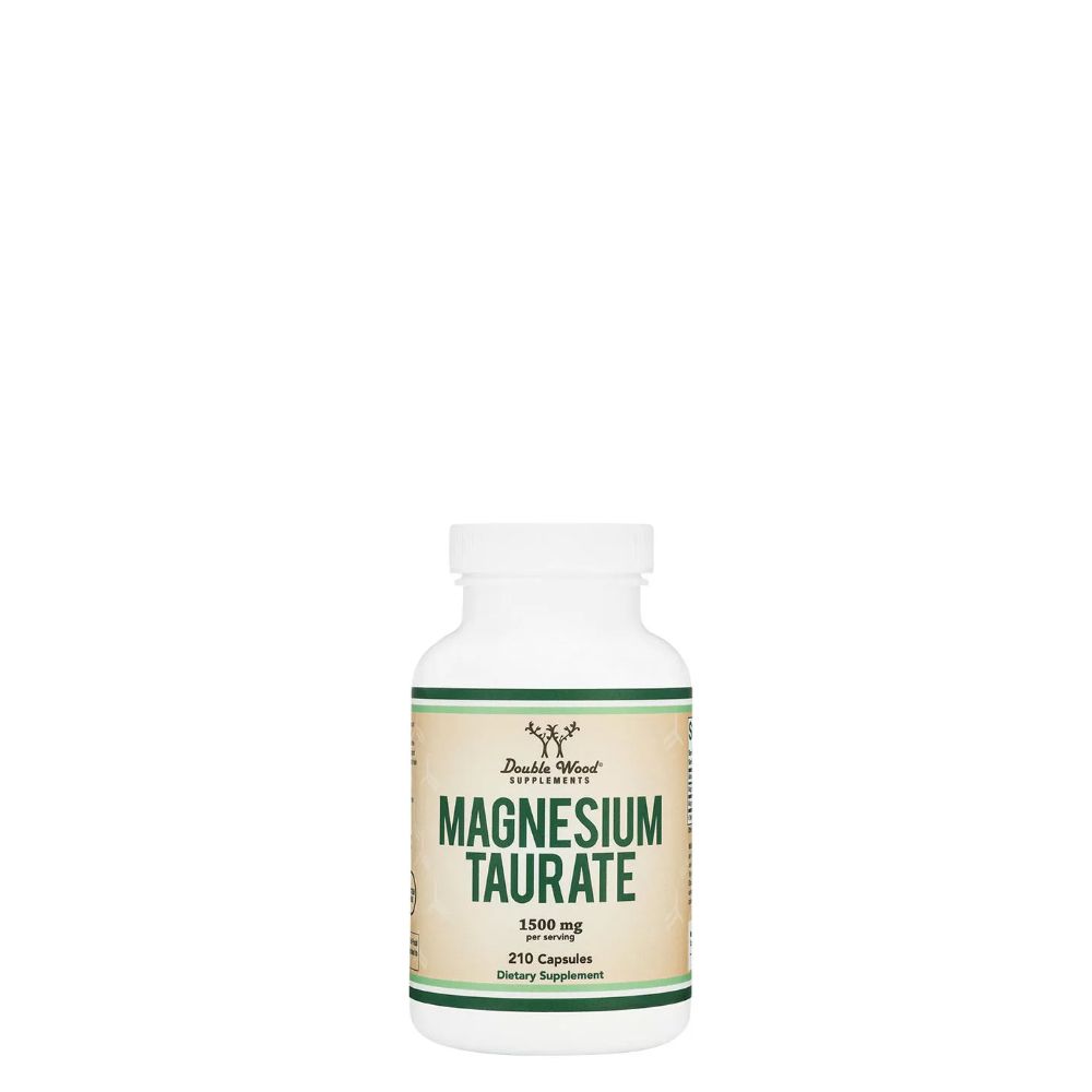 Magnézium Taurát 1500 mg, Double Wood Supplements Magnesium Taurate, 210 kapszula Magnézium Taurát 1500 mg, Double Wood Supplements Magnesium Taurate, 210 kapszula